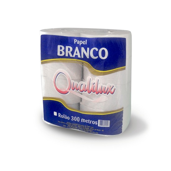 Papel Higiênico Rolão 8x300 Qualilux