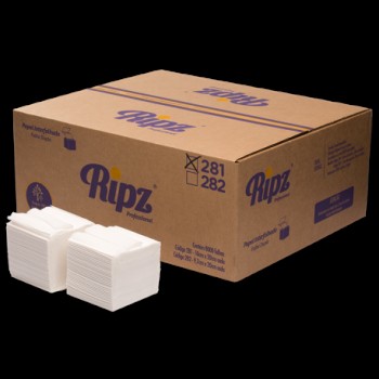 Papél Higiênico CAI CAI Interfolhados com 8.000 folhas duplas Ripz