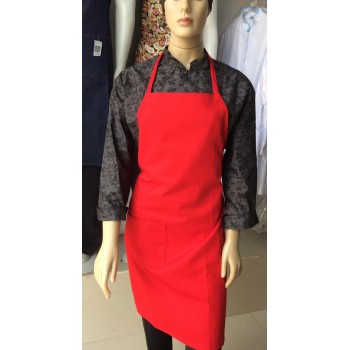 Avental Frente Vermelho