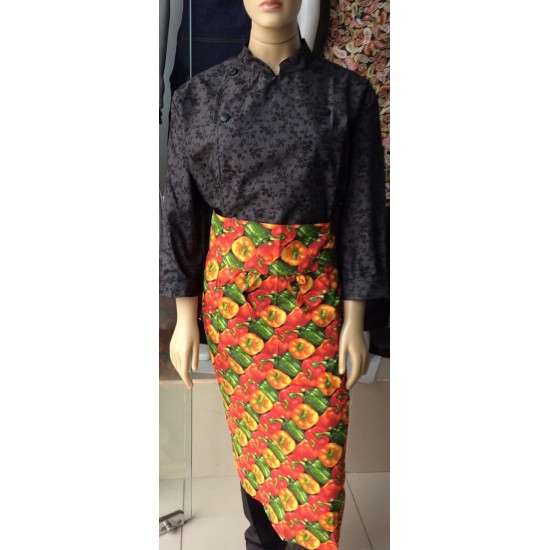 Avental Saia Longa Pimentão