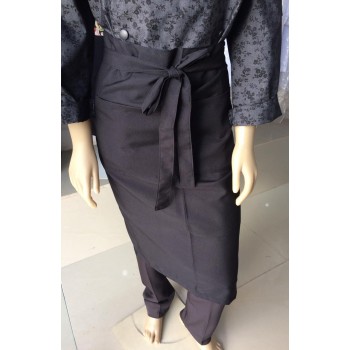 Avental Saia Longa Preto Avental Saia Longa Preto