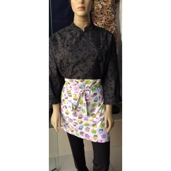 Avental Saia Curta Cupcake