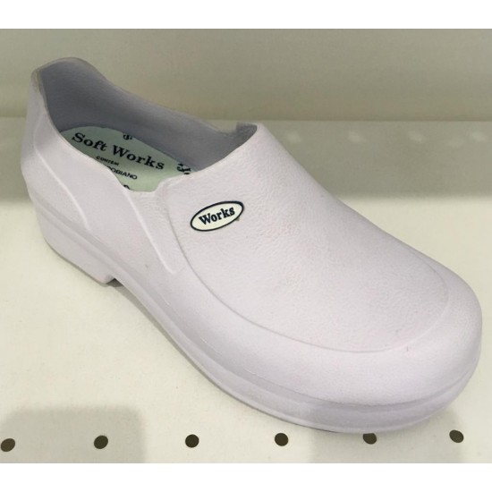 Sapato Soft Work Branco
