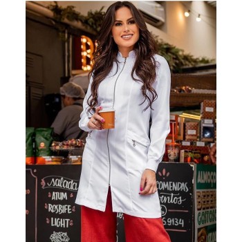 Jaleco Gola Padre de Zíper Jaleco Gola Padre de Zíper