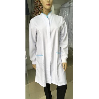 Jaleco com detalhe colorido Jaleco com detalhe colorido