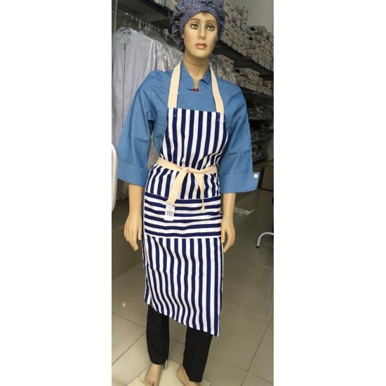 Avental Frente Listrado Impermeável