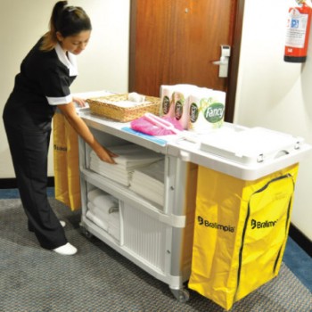 Carro Extra II - com fechamento e portas Bralimpia