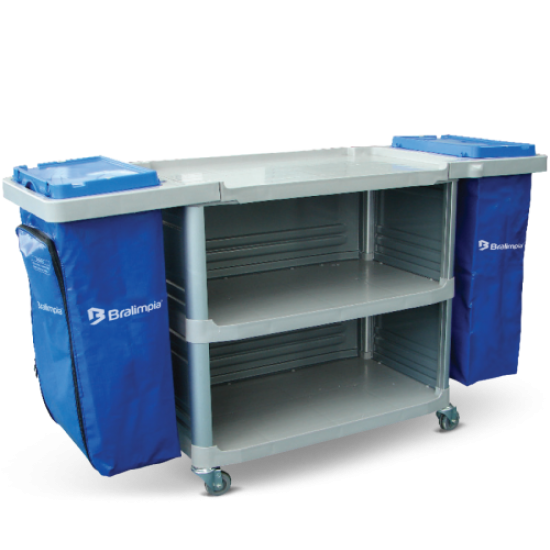 Carro Extra II - com fechamento lateral Bralimpia