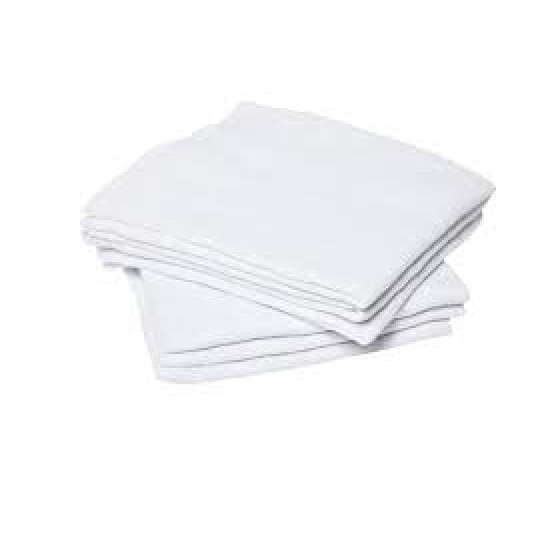 Flanela Branca 30x50