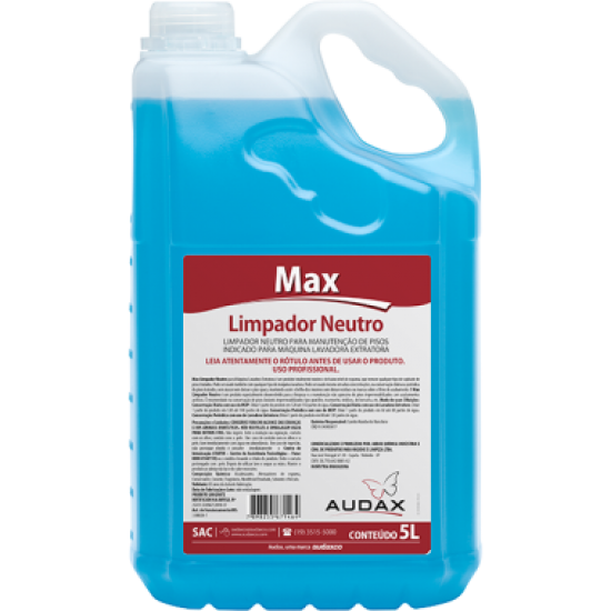 Limpador Multiuso Neutro Max 5L