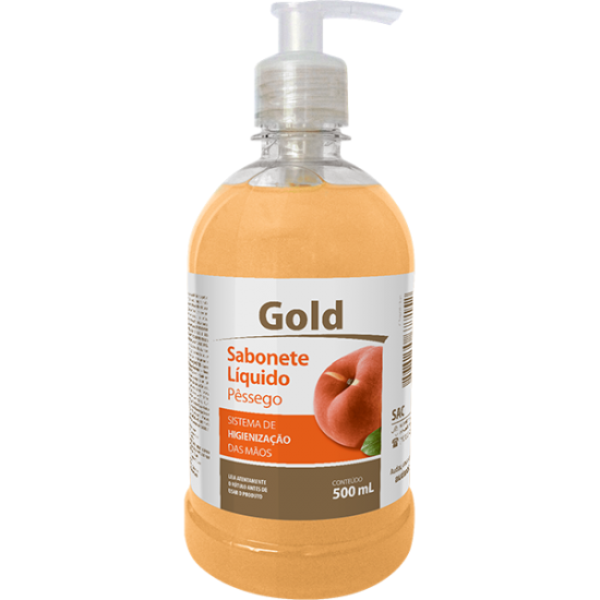 Sabonete Pêssego Gold 500ml