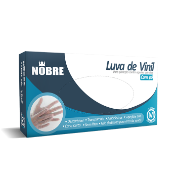 Luva de Vinil com 100